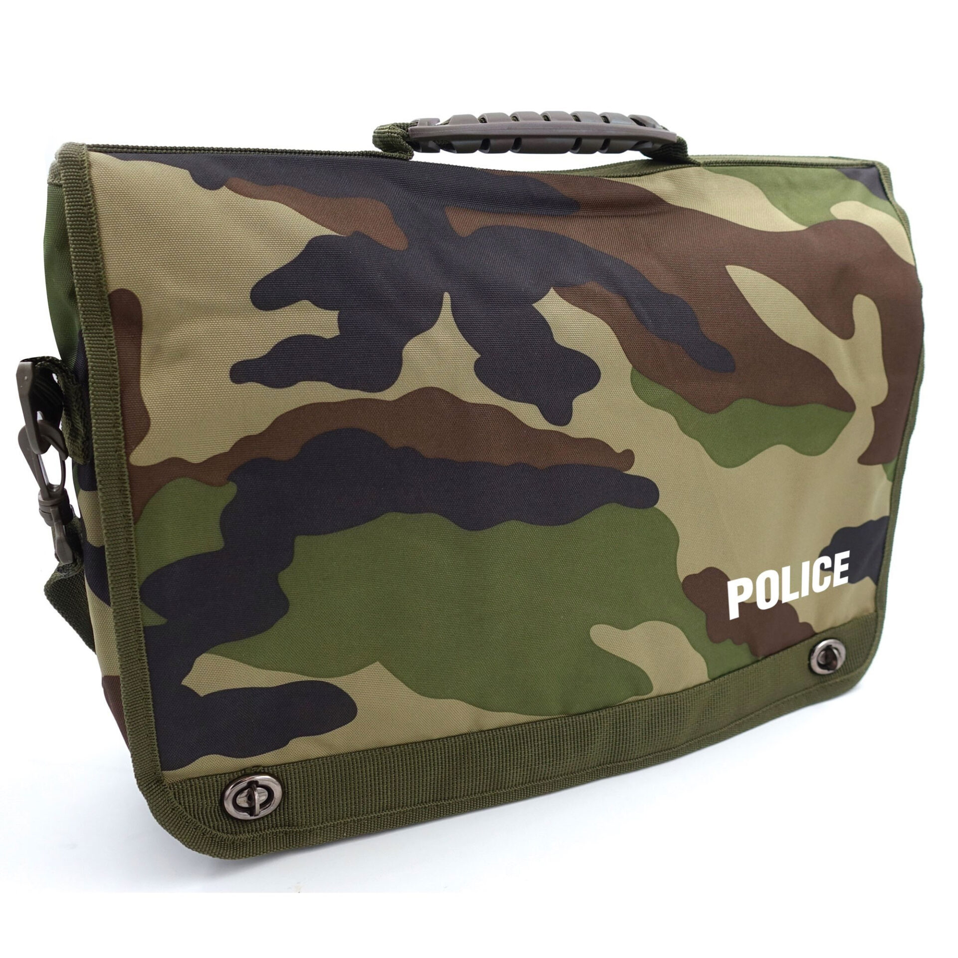CARTABLE PORTE DOCUMENTS SERIGRAPHIE POLICE