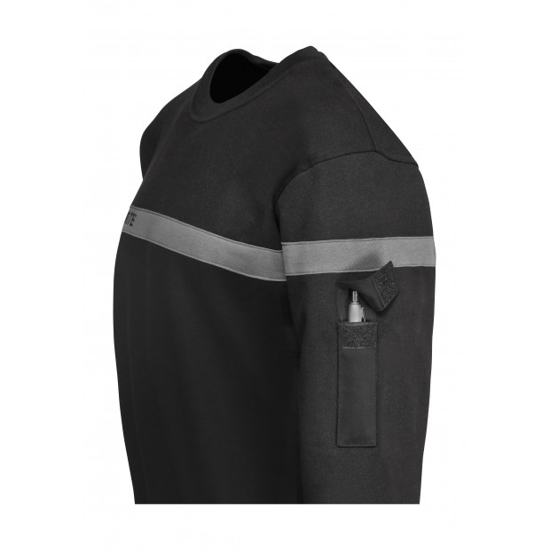 Sweat-shirt sécurité bande grise – CityGuard – Image 2